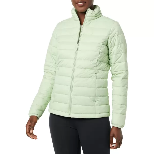 Amazon Essentials Womens Lightweight LongSleeve WaterResistant Puffer Jacket Available in Plus SizeSage Green