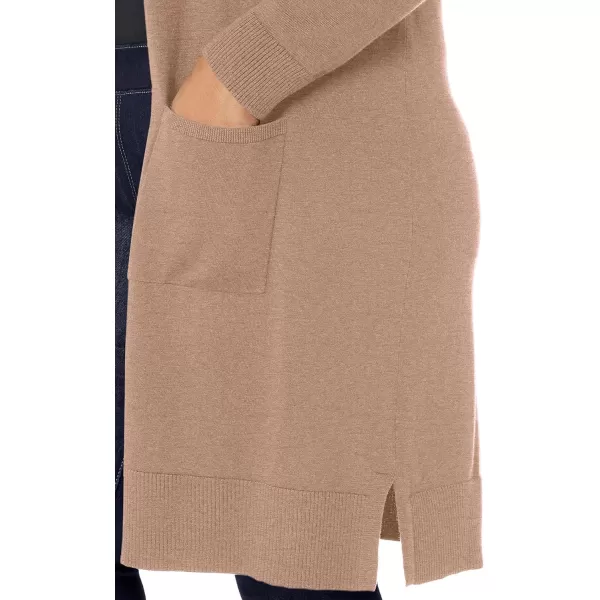 Amazon Essentials Womens Lightweight Longer Length Cardigan Sweater Available in Plus SizeCamel