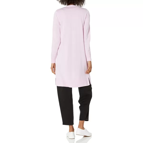 Amazon Essentials Womens Lightweight Longer Length Cardigan Sweater Available in Plus SizeLight Pink