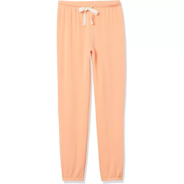 Amazon Essentials Womens Lightweight Lounge Terry Jogger Pajama Pant Available in Plus SizeCoral Orange