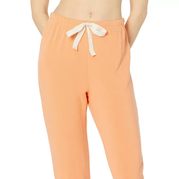 Amazon Essentials Womens Lightweight Lounge Terry Jogger Pajama Pant Available in Plus SizeCoral Orange