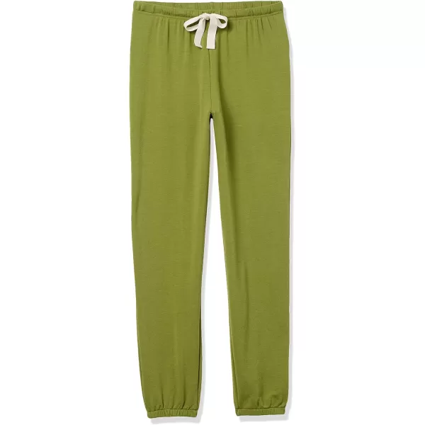 Amazon Essentials Womens Lightweight Lounge Terry Jogger Pajama Pant Available in Plus SizeGreen