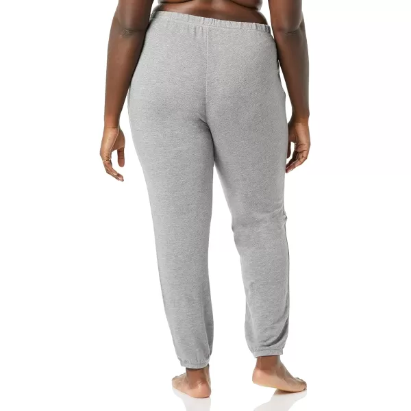 Amazon Essentials Womens Lightweight Lounge Terry Jogger Pajama Pant Available in Plus SizeGrey Heather