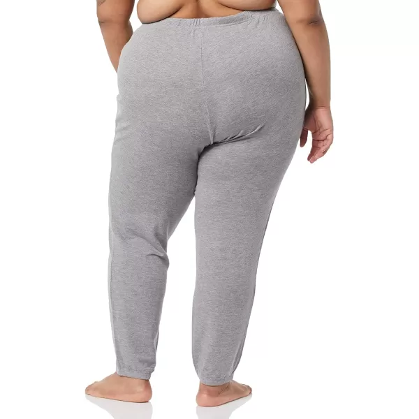 Amazon Essentials Womens Lightweight Lounge Terry Jogger Pajama Pant Available in Plus SizeGrey Heather