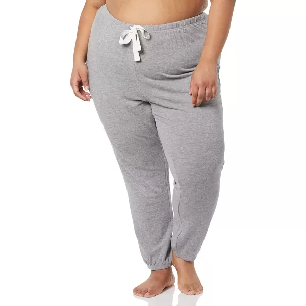 Amazon Essentials Womens Lightweight Lounge Terry Jogger Pajama Pant Available in Plus SizeGrey Heather