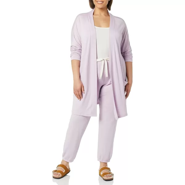Amazon Essentials Womens Lightweight Lounge Terry Jogger Pajama Pant Available in Plus SizeLavender
