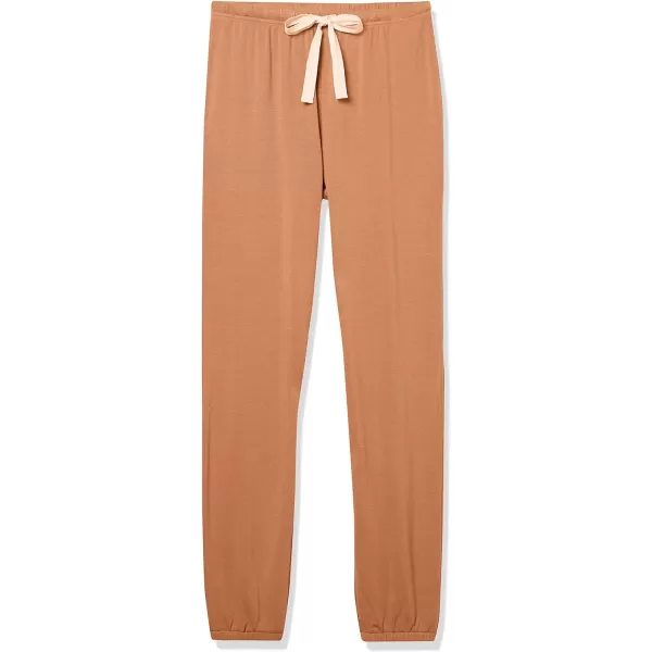 Amazon Essentials Womens Lightweight Lounge Terry Jogger Pajama Pant Available in Plus SizeLight Caramel