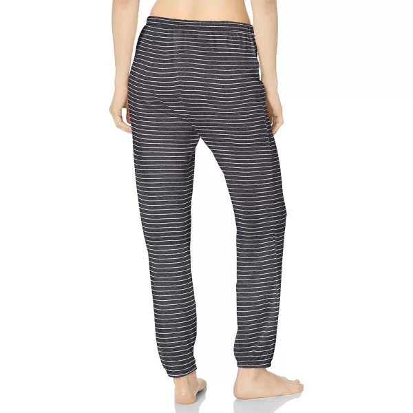 Amazon Essentials Womens Lightweight Lounge Terry Jogger Pajama Pant Available in Plus SizeNavy Stripe