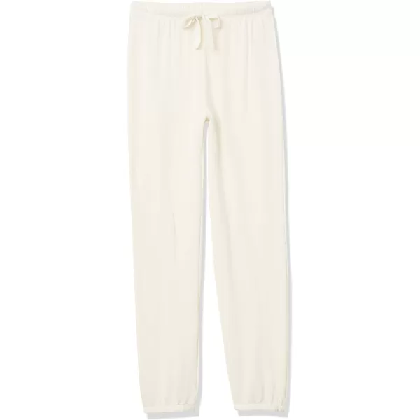 Amazon Essentials Womens Lightweight Lounge Terry Jogger Pajama Pant Available in Plus SizeOffwhite