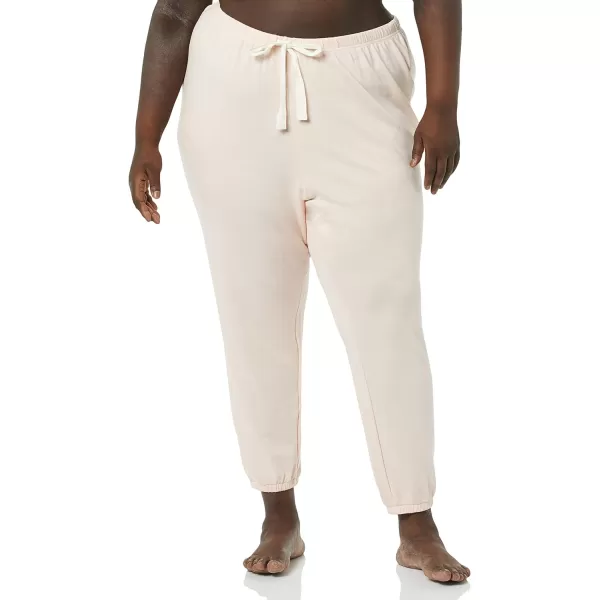 Amazon Essentials Womens Lightweight Lounge Terry Jogger Pajama Pant Available in Plus SizePale Pink