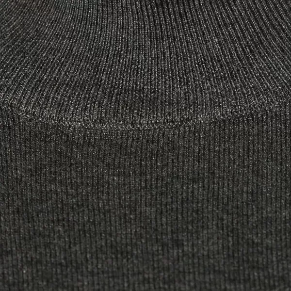 Amazon Essentials Womens Lightweight Mockneck Sweater Available in Plus SizeCharcoal Heather