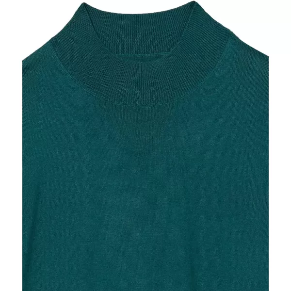 Amazon Essentials Womens Lightweight Mockneck Sweater Available in Plus SizeForest Green