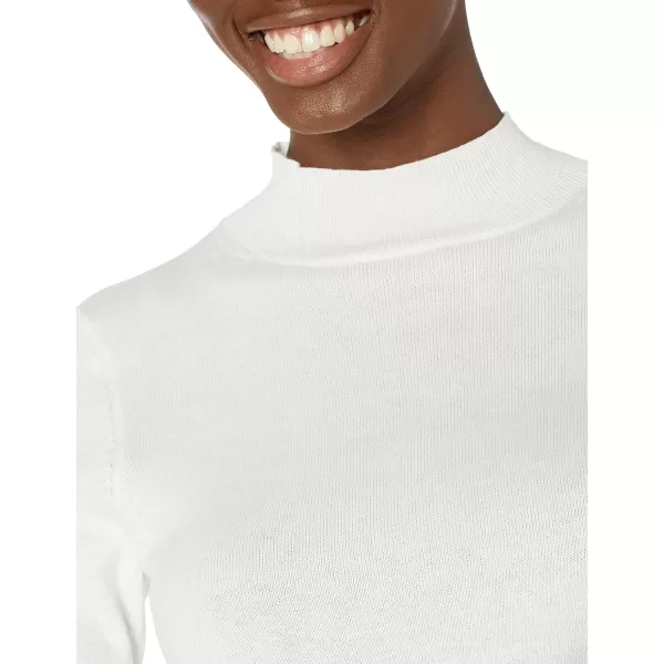 Amazon Essentials Womens Lightweight Mockneck Sweater Available in Plus SizeIvory