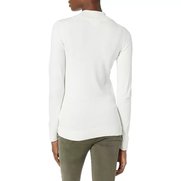 Amazon Essentials Womens Lightweight Mockneck Sweater Available in Plus SizeIvory