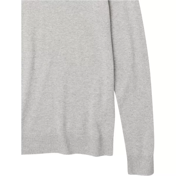 Amazon Essentials Womens Lightweight Mockneck Sweater Available in Plus SizeLight Grey Heather