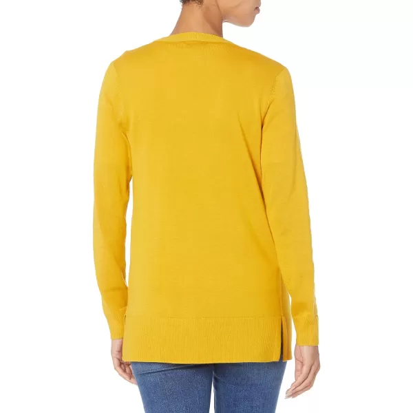 Amazon Essentials Womens Lightweight OpenFront Cardigan Sweater Available in Plus SizeGold