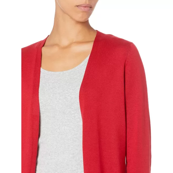 Amazon Essentials Womens Lightweight OpenFront Cardigan Sweater Available in Plus SizeRed