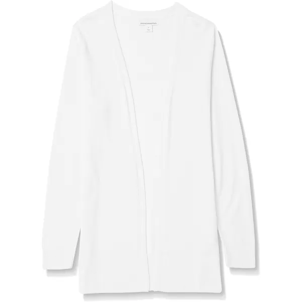 Amazon Essentials Womens Lightweight OpenFront Cardigan Sweater Available in Plus SizeWhite