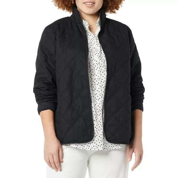 Amazon Essentials Womens Lightweight Padded JacketBlack