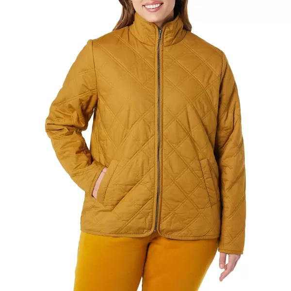 Amazon Essentials Womens Lightweight Padded JacketDark Camel