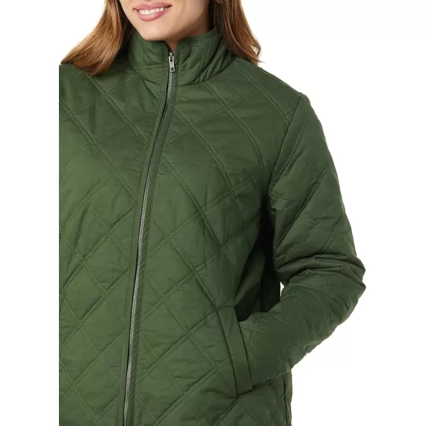 Amazon Essentials Womens Lightweight Padded JacketDark Green