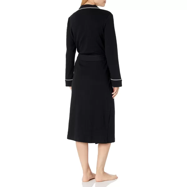 Amazon Essentials Womens Lightweight Waffle FullLength Robe Available in Plus SizeBlack