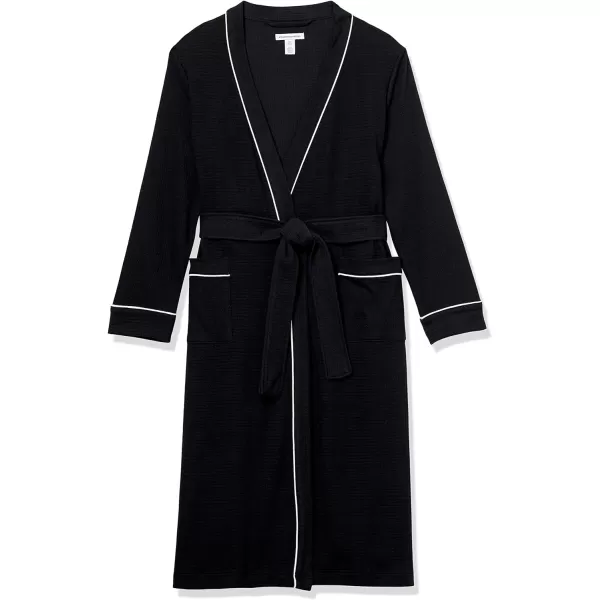 Amazon Essentials Womens Lightweight Waffle FullLength Robe Available in Plus SizeBlack