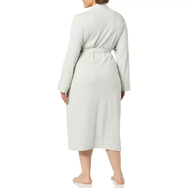 Amazon Essentials Womens Lightweight Waffle FullLength Robe Available in Plus SizeJade Green