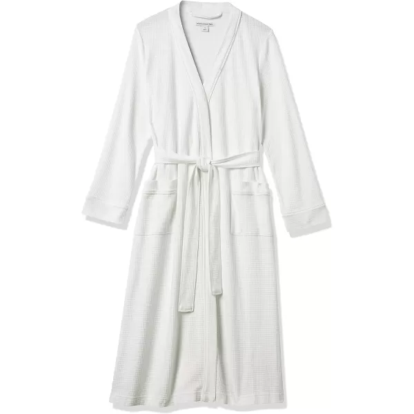 Amazon Essentials Womens Lightweight Waffle FullLength Robe Available in Plus SizeWhite