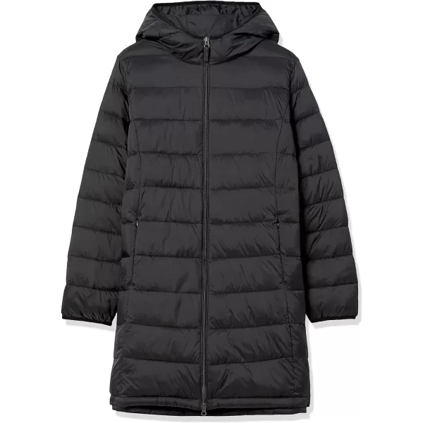 Amazon Essentials Womens Lightweight WaterResistant Hooded Puffer Coat Available in Plus SizeBlack