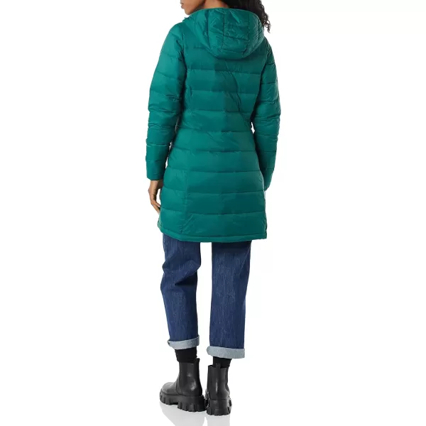 Amazon Essentials Womens Lightweight WaterResistant Hooded Puffer Coat Available in Plus SizeDark Emerald Green