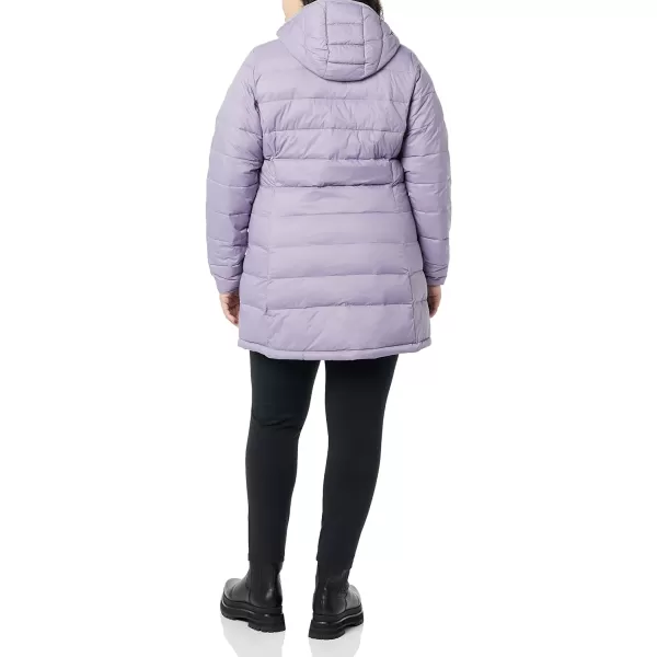 Amazon Essentials Womens Lightweight WaterResistant Hooded Puffer Coat Available in Plus SizeGrape