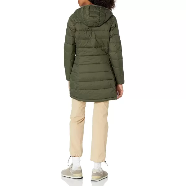 Amazon Essentials Womens Lightweight WaterResistant Hooded Puffer Coat Available in Plus SizeOlive