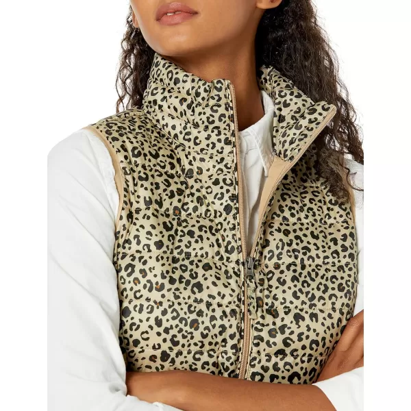 Amazon Essentials Womens Lightweight WaterResistant Packable Puffer Vest1 Animal