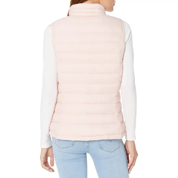 Amazon Essentials Womens Lightweight WaterResistant Packable Puffer Vest1 Light Pink