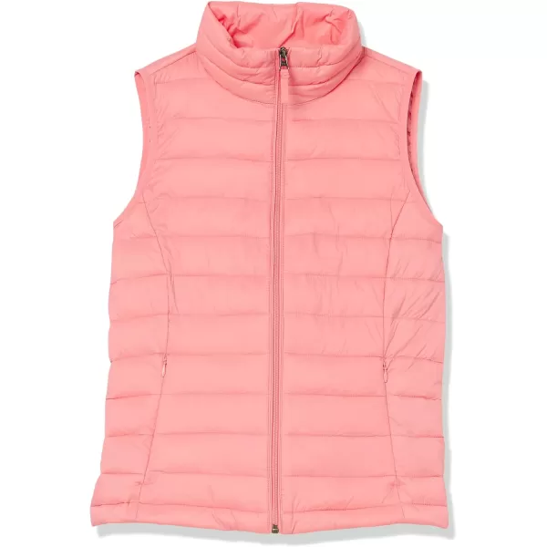 Amazon Essentials Womens Lightweight WaterResistant Packable Puffer Vest1 Pink