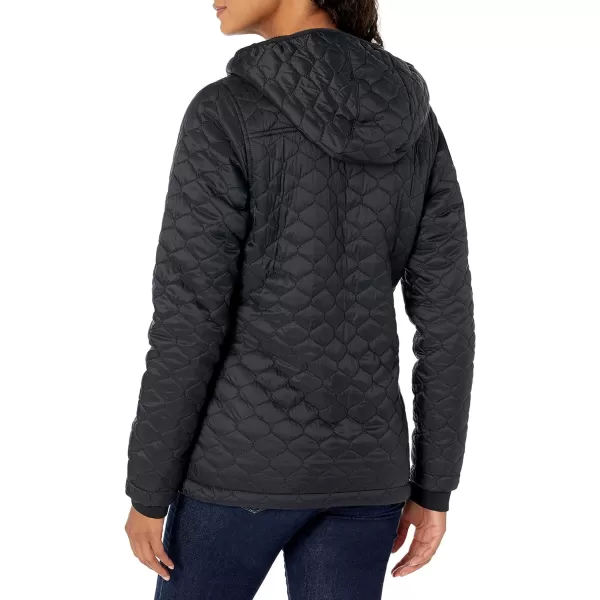 Amazon Essentials Womens Lightweight WaterResistant SherpaLined Hooded PufferBlack