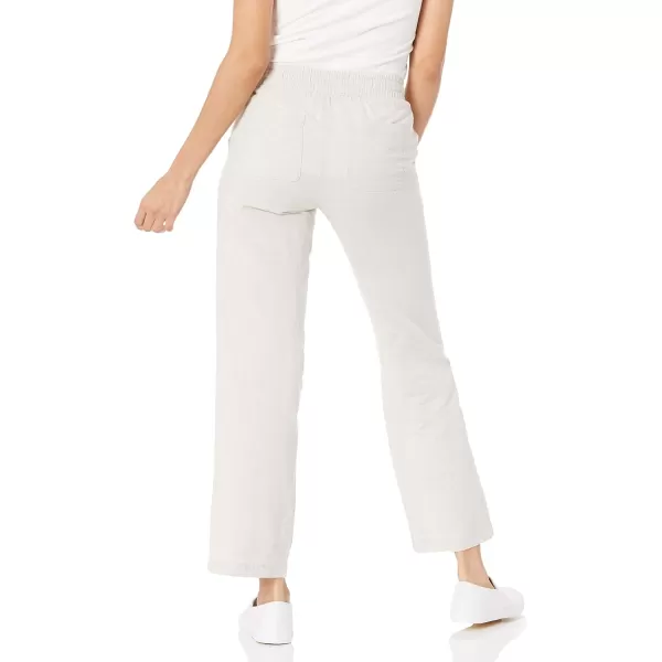 Amazon Essentials Womens Linen Blend Drawstring Wide Leg Pant Available in Plus SizeEcru