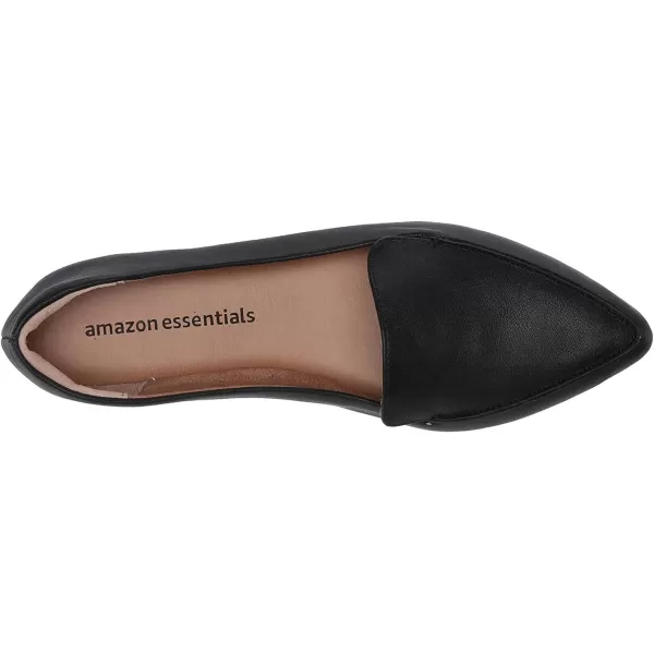 Amazon Essentials Womens Loafer FlatBlack Faux Leather