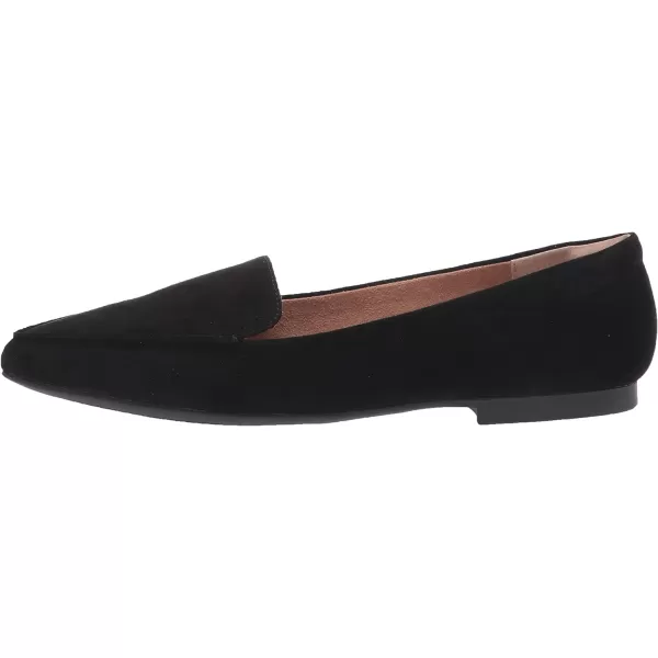 Amazon Essentials Womens Loafer FlatBlack Microsuede