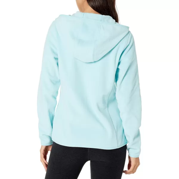 Amazon Essentials Womens LongSleeve Hooded FullZip Polar Fleece JacketAqua Blue