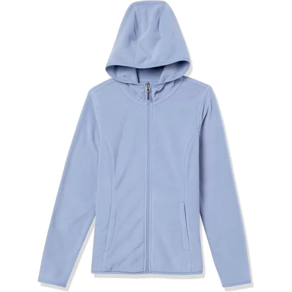 Amazon Essentials Womens LongSleeve Hooded FullZip Polar Fleece JacketBlue