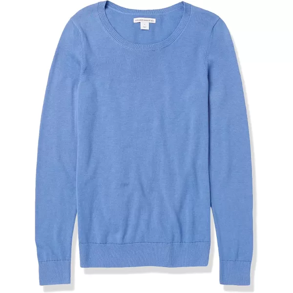 Amazon Essentials Womens LongSleeve Lightweight Crewneck Sweater Available in Plus SizeBlue