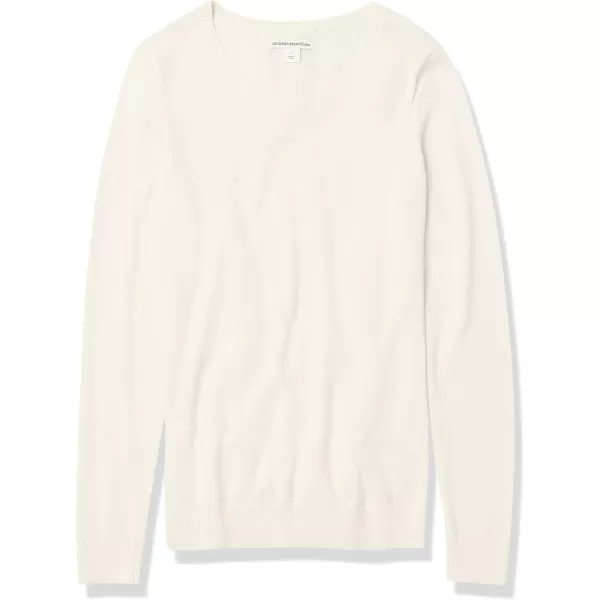 Amazon Essentials Womens LongSleeve Lightweight Crewneck Sweater Available in Plus SizeEcru