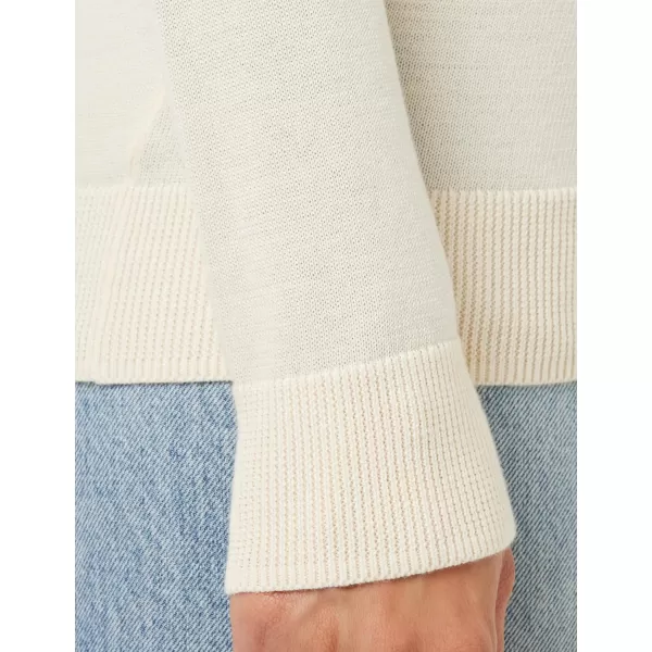 Amazon Essentials Womens LongSleeve Lightweight Crewneck Sweater Available in Plus SizeEcru