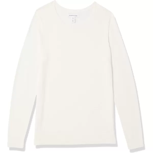 Amazon Essentials Womens LongSleeve Lightweight Crewneck Sweater Available in Plus SizeIvory