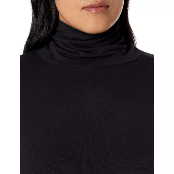 Amazon Essentials Womens LongSleeve Turtleneck Available in Plus SizeBlack