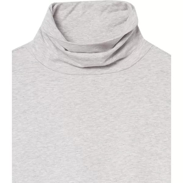 Amazon Essentials Womens LongSleeve Turtleneck Available in Plus SizeGrey Heather