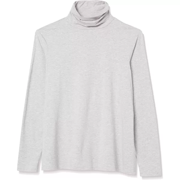 Amazon Essentials Womens LongSleeve Turtleneck Available in Plus SizeGrey Heather