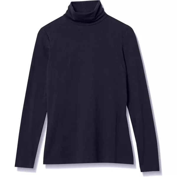 Amazon Essentials Womens LongSleeve Turtleneck Available in Plus SizeNavy